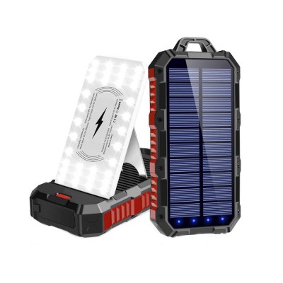 Amazon New Trending solar power bank case solar light power bank girls power bank Wireless 5W Charging